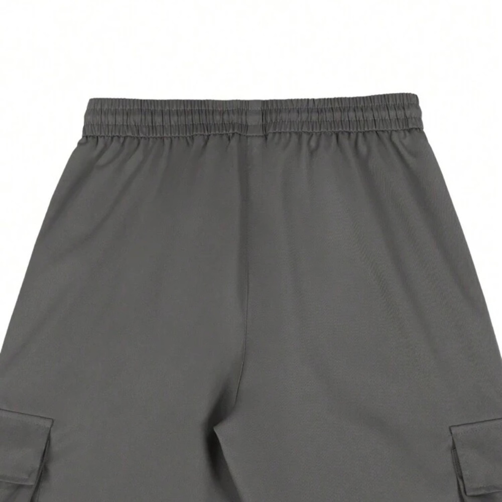 Manfinity Men's Loose Fit Cargo Pants With Flap Pockets And Drawstring Waist - Picture 6 of 6